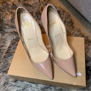 Christian Louboutin nude heels